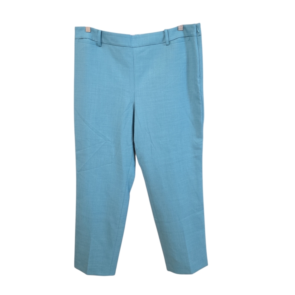 Talbots Chatham New Wool Blend Spearmint Heather Pants Size 16 Petite Business‎
